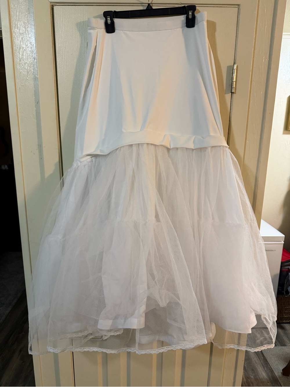 White Tulle A line petticoat
